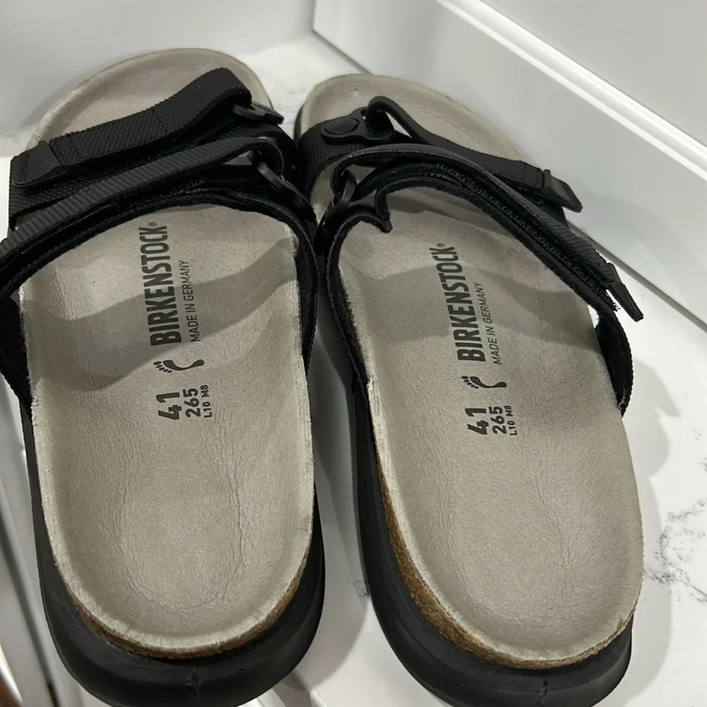Birkenstock  NEW Women’s Sahara Futura Black sandals 41